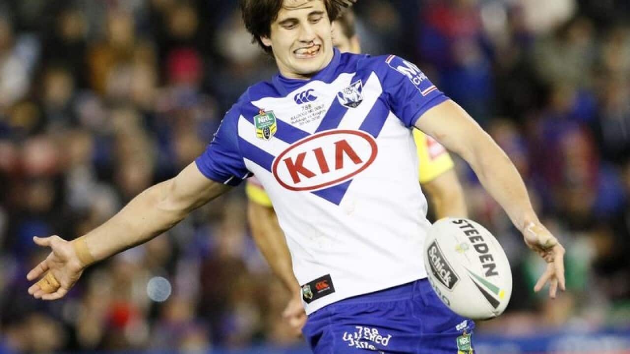 Bulldogs rookie star Lachlan Lewis