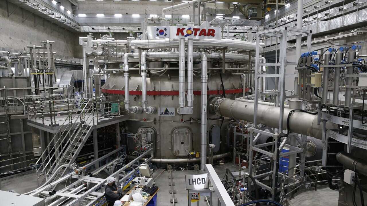 A Tokamak fusion device in South Korea