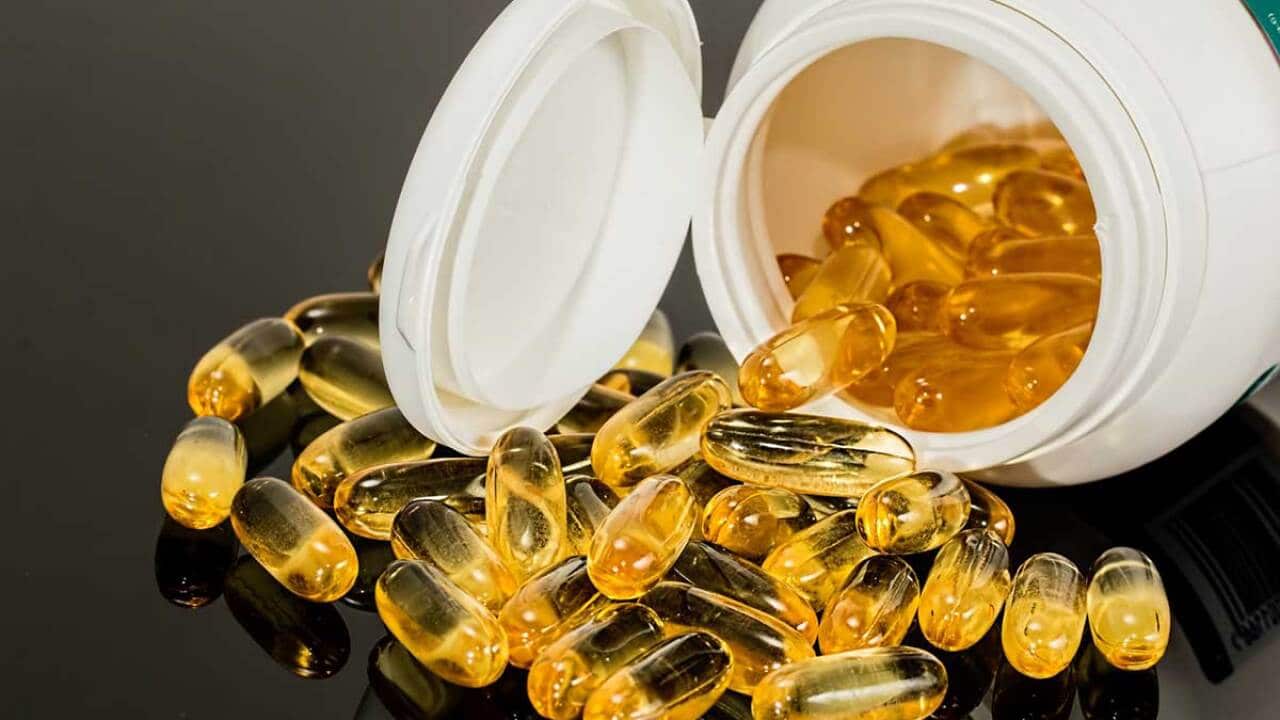 Fish oil capsules