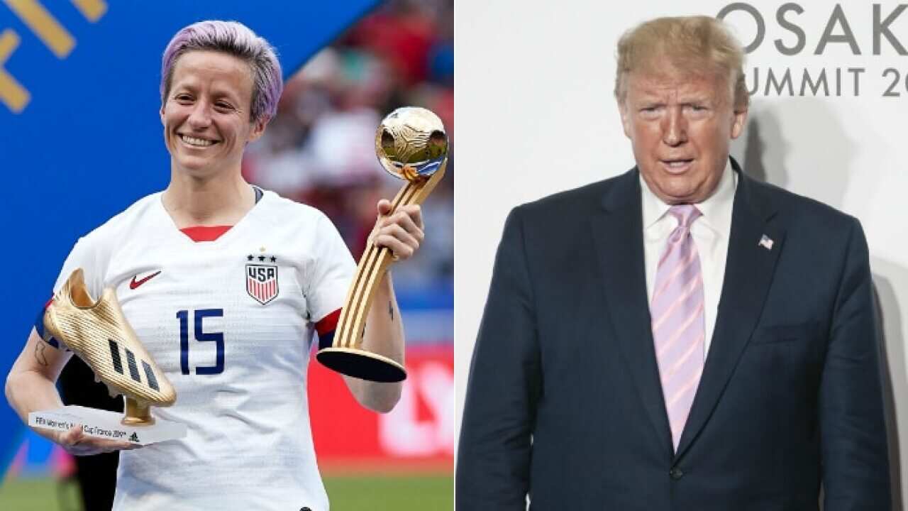 Rapinoe, Trump