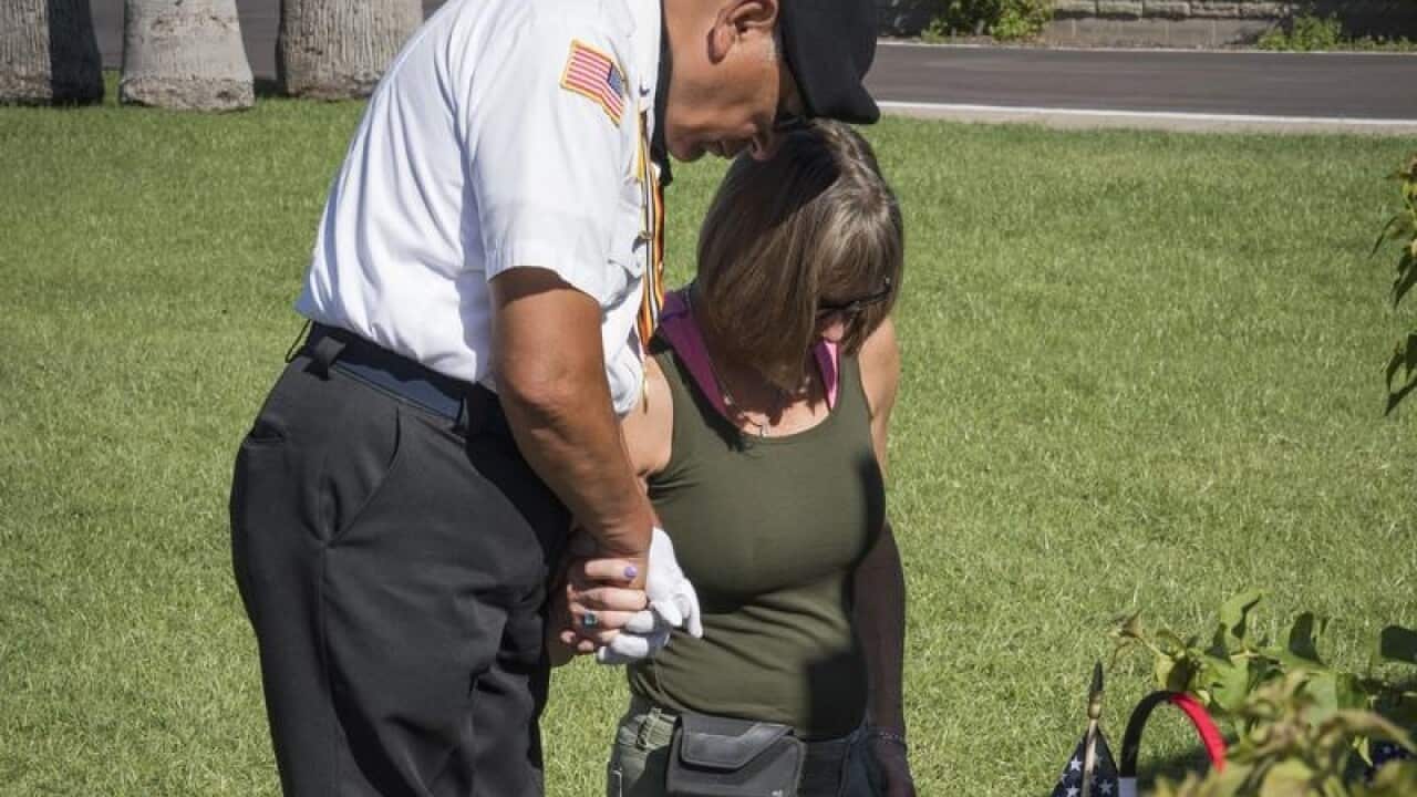 Mourners for Senator John McCain
