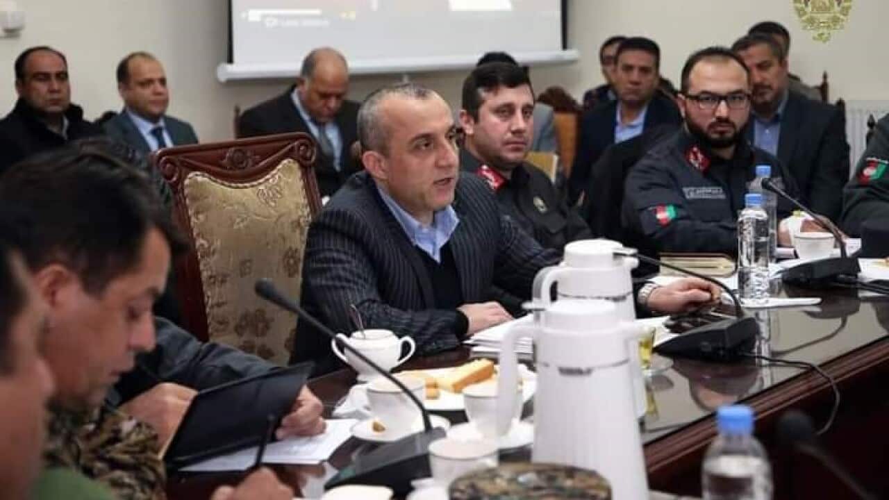 Afghan Vice President Amrullah Saleh