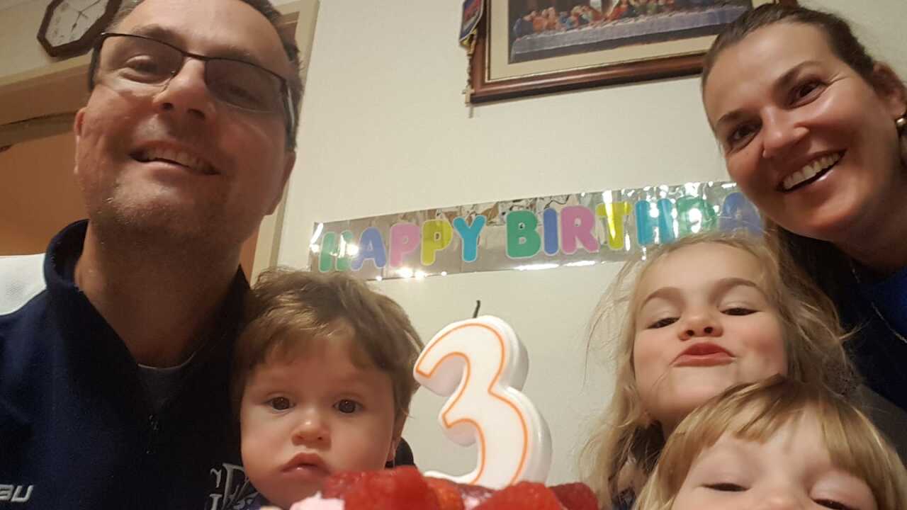 Katie Perinovic, 42, was found dead with her three children aged 3, 5, and 7 at their Tullamarine home.