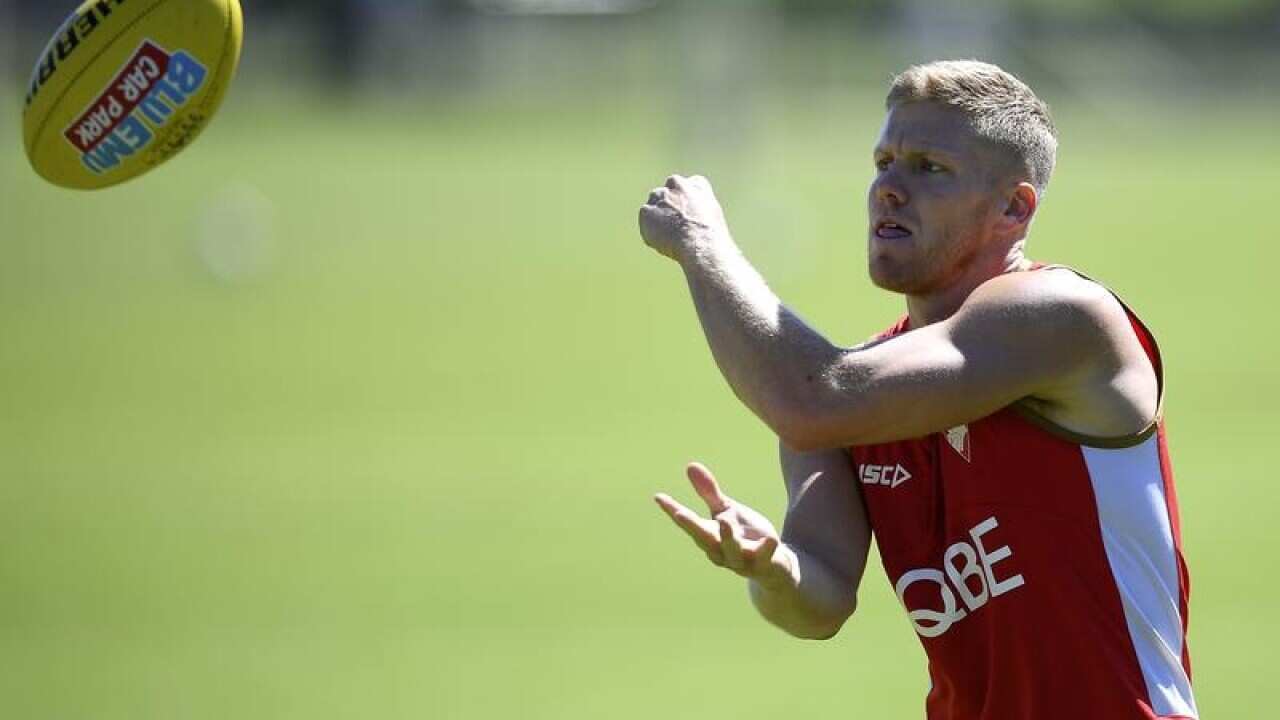Sydney Swans midfielder Dan Hannebery