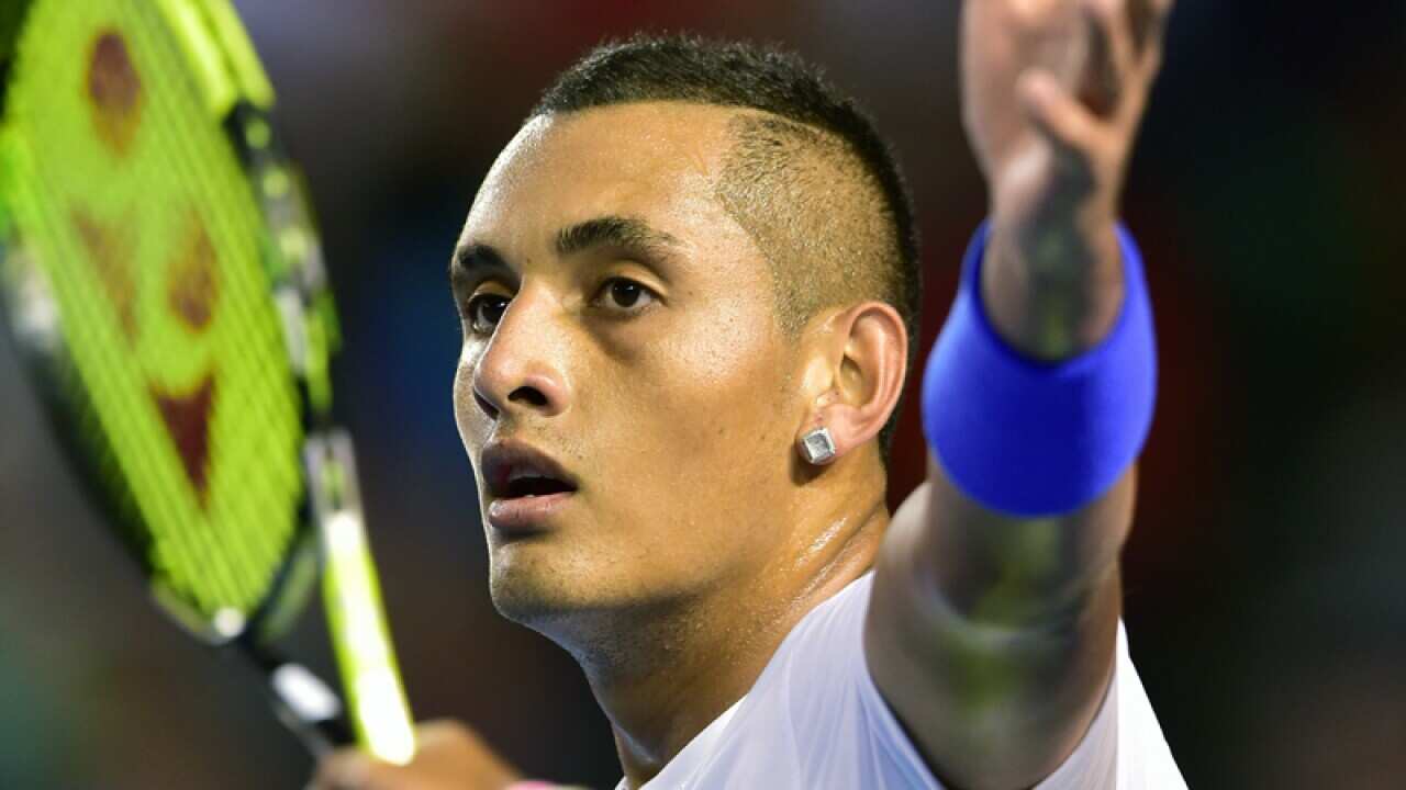 Nick Kyrgios of Australia