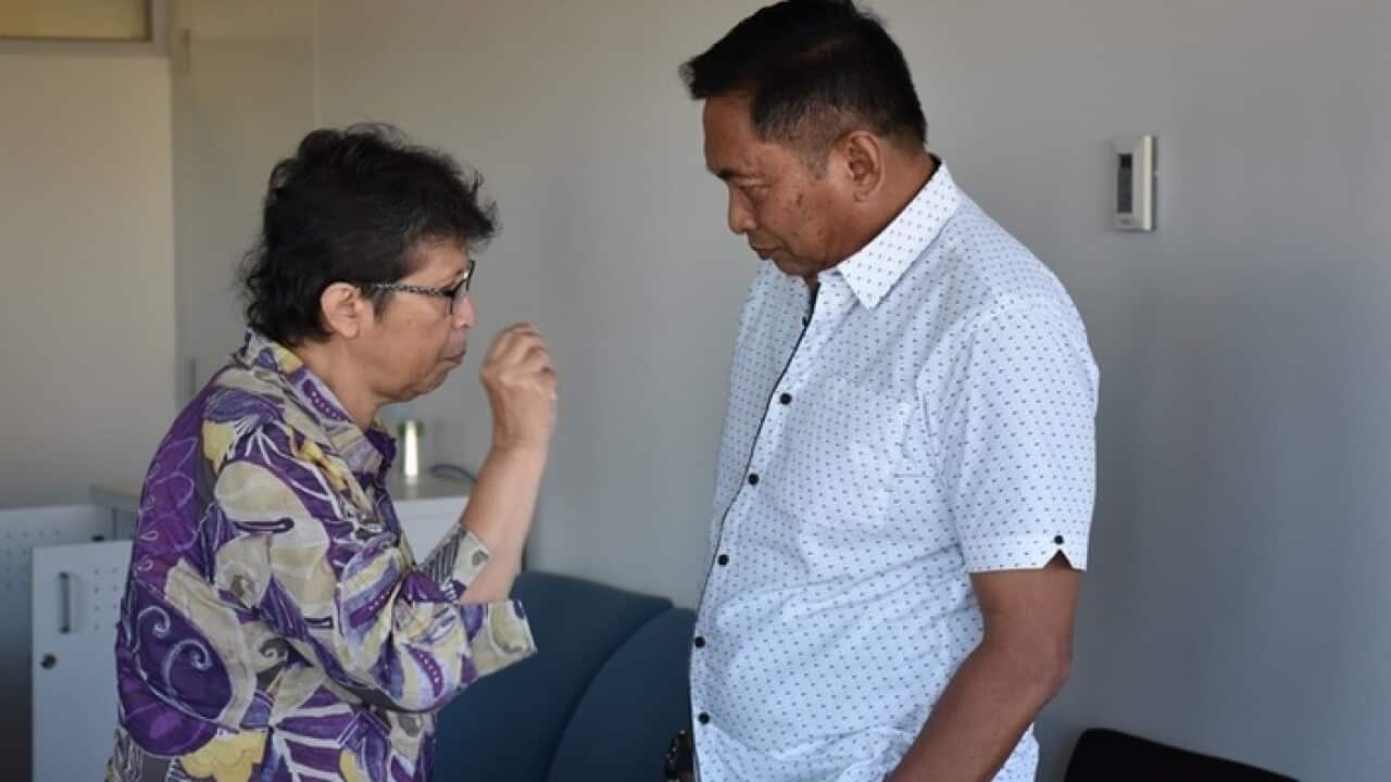 LTGEN (Retd) Bambang Darmono shares views with Dr Suraya A. Afiff at the University of Melbourne earlier this year - March 2018.