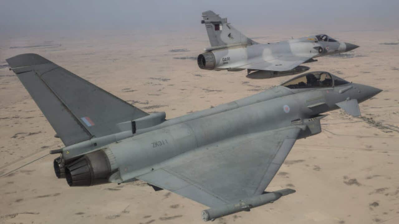 Typhoon Air fighter