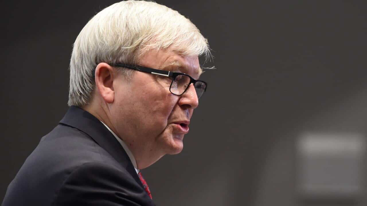 Former Australian Prime Minister Kevin Rudd 