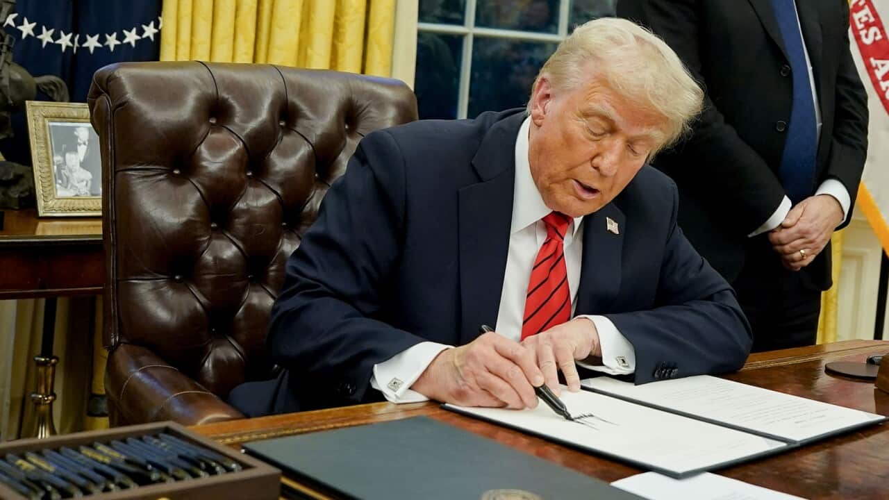 DC: US President Donald Trump signs executive order