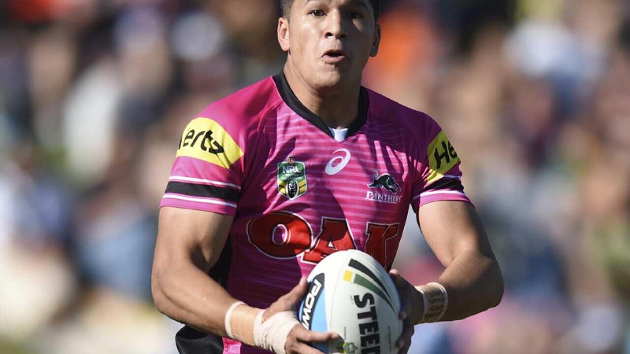 Dallin Watene-Zelezniak of the Penrith Panthers.