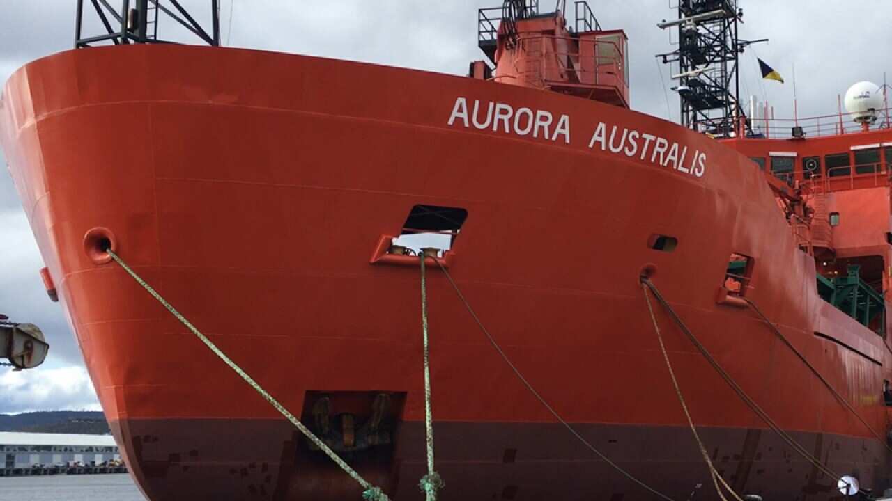 The Aurora Australis ship