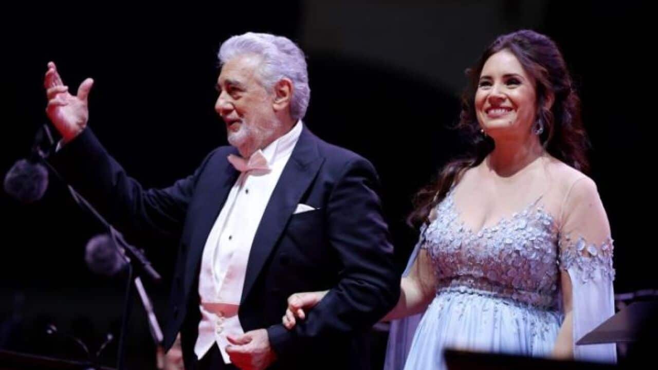 Sonya Yoncheva and Placido Domingo in Sofia 31/08/2021.