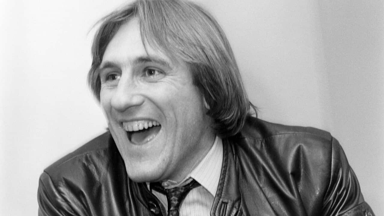 Gerard Depardieu Promoting "Les Comperes"