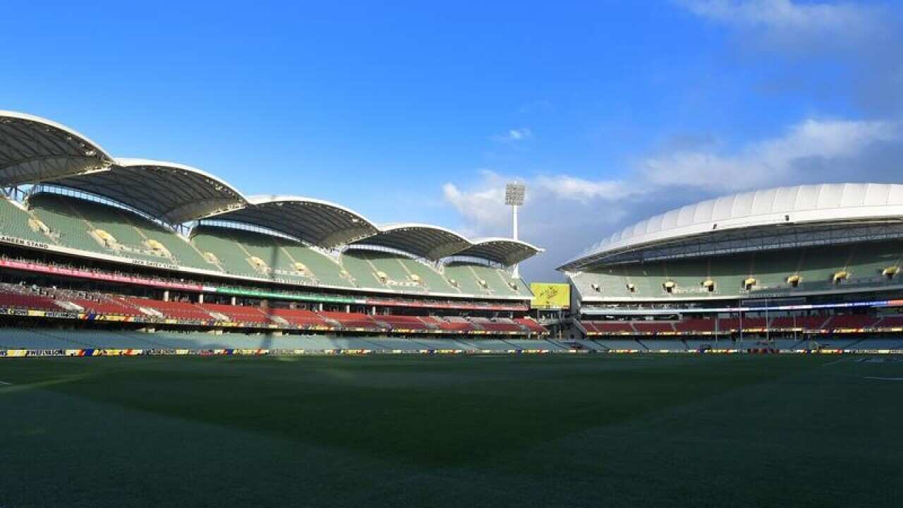 A general view of the Adelaide Oval