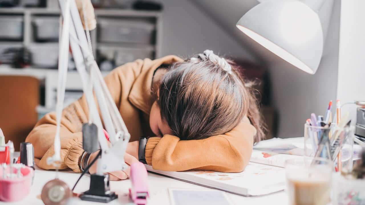 Learning from home can be tiring