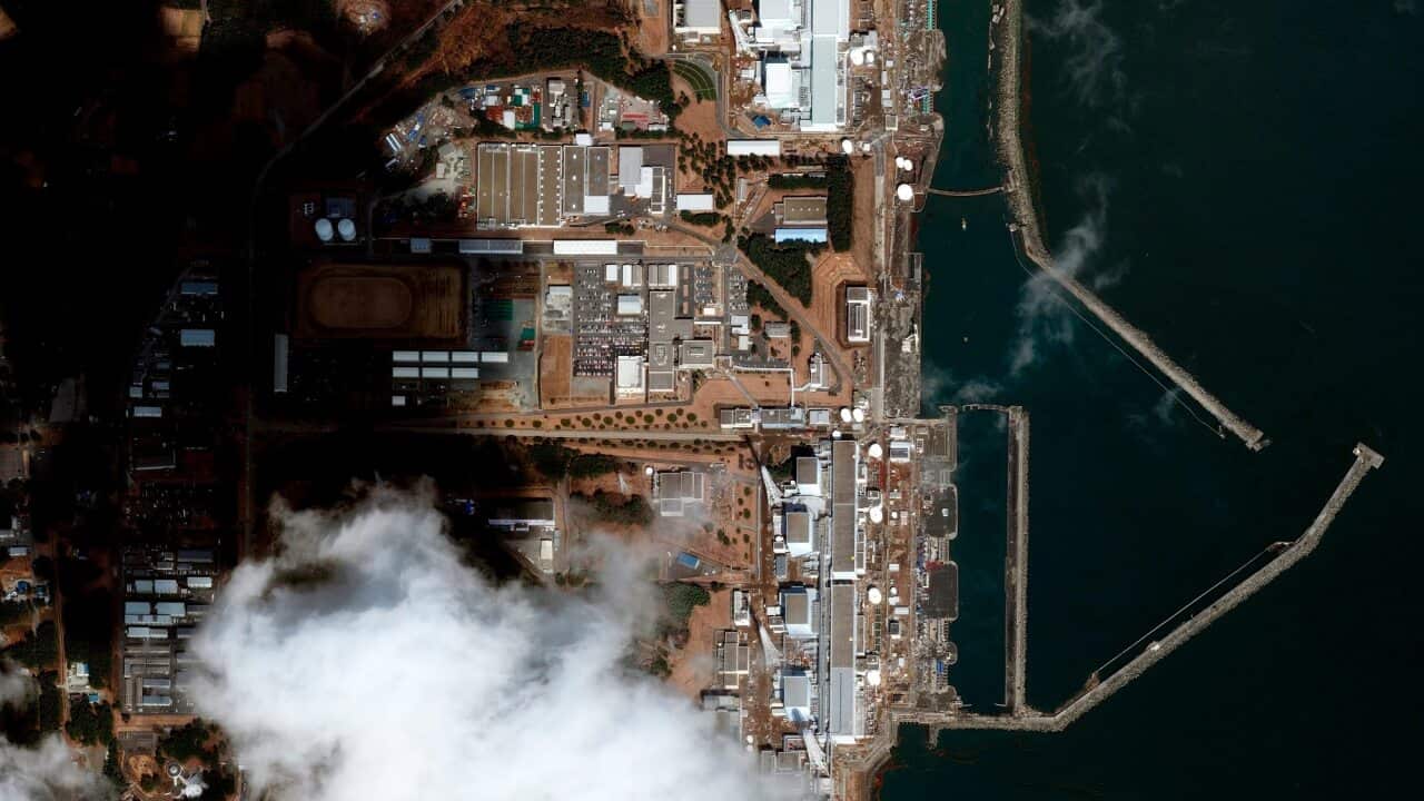 The Fukushima Daiichi nuclear power plant in Okuma