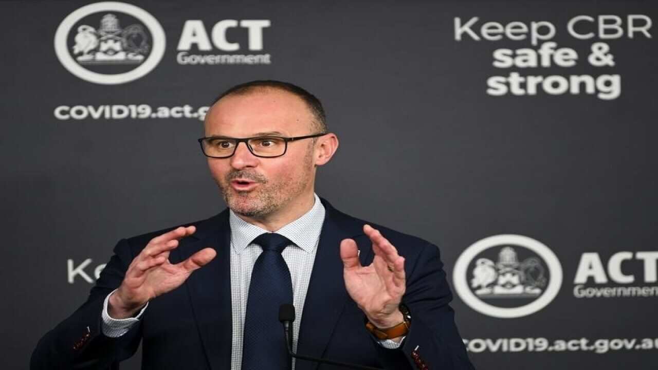 ACT Chief Minister Andrew Barr