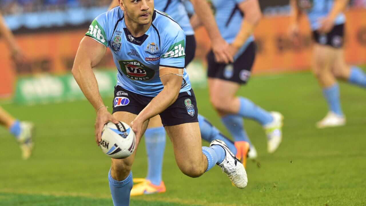 Blues player Robbie Farah
