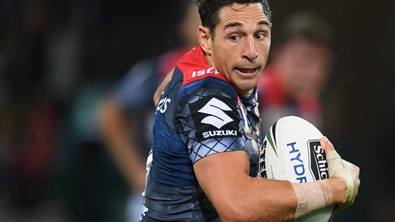 Billy Slater of the Storm