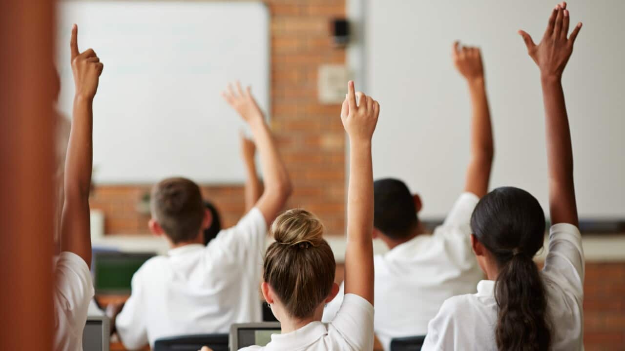 Students in a classroom