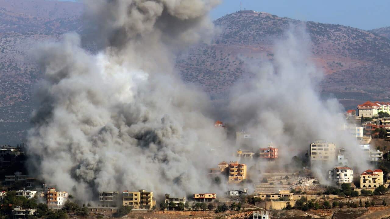 Israeli airstrike on the village of Khiam