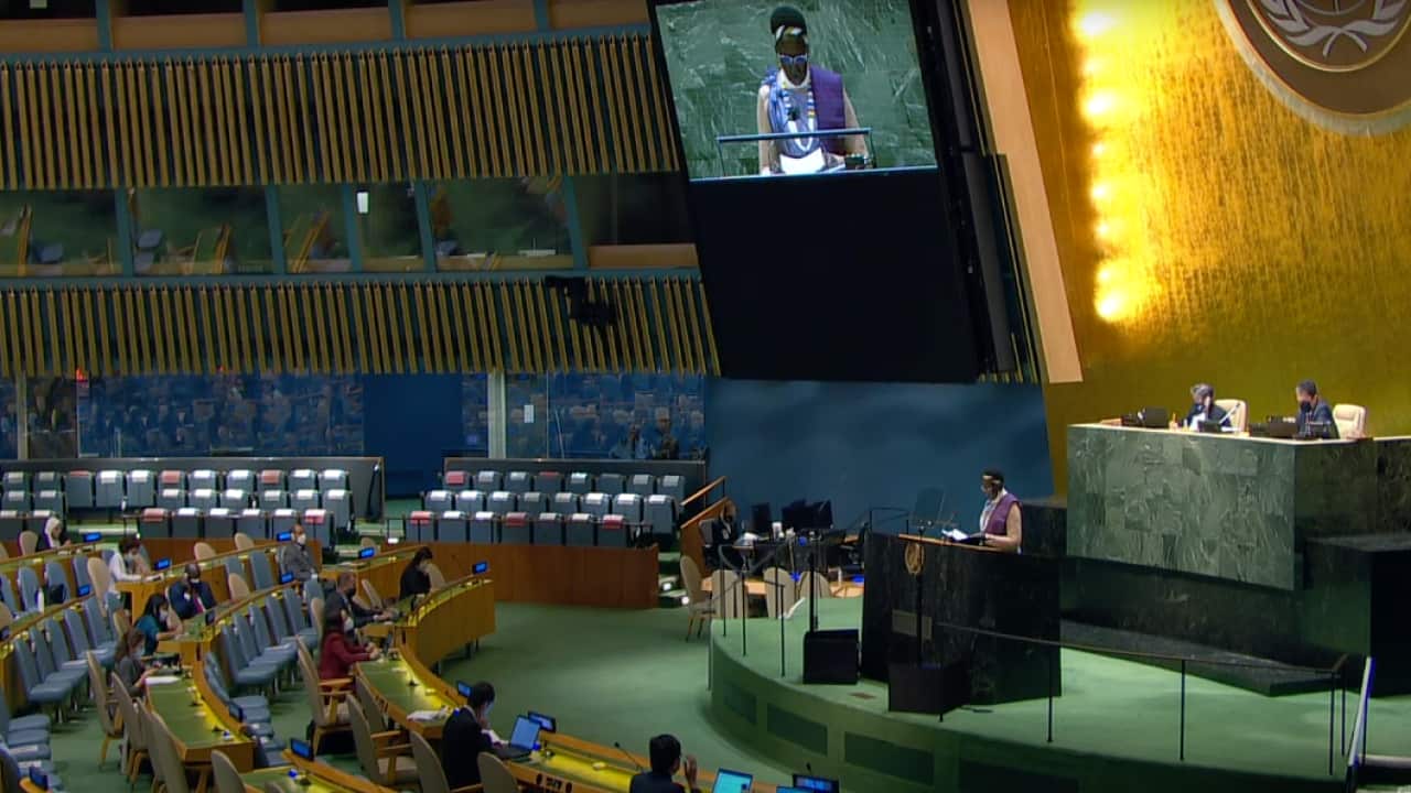 South Sudan - Vice President Addresses UN General Debate, 76th Session