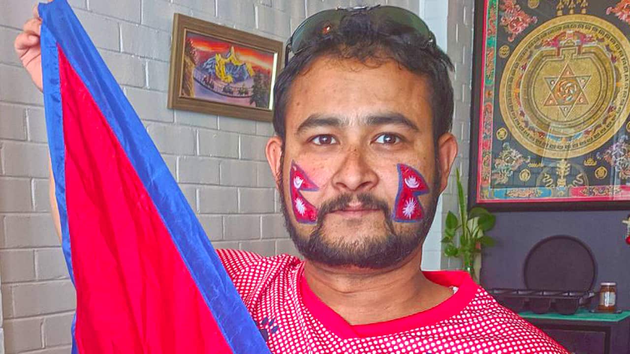 Abhay Kumar - Nepali football fan