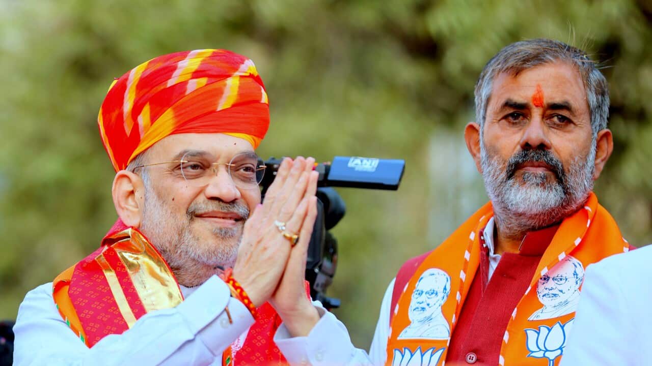 Amit Shah roadshow at Nathdwara