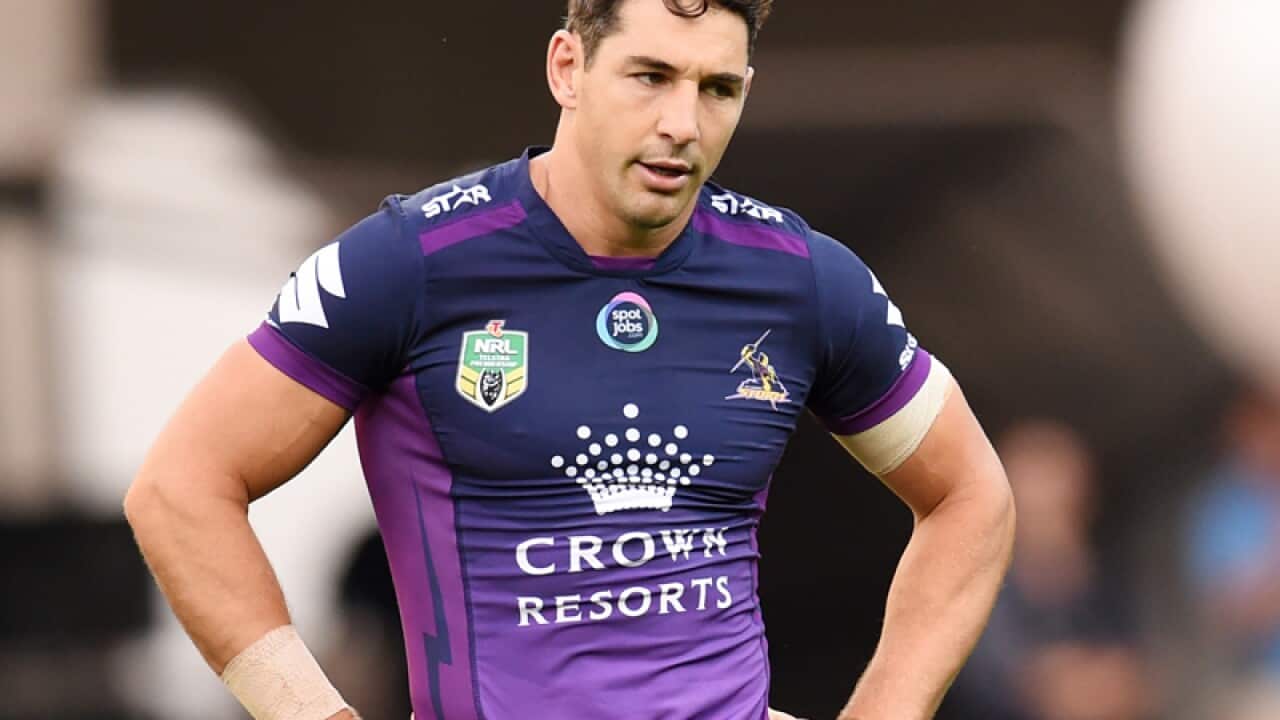 Billy Slater of the Melbourne Storm