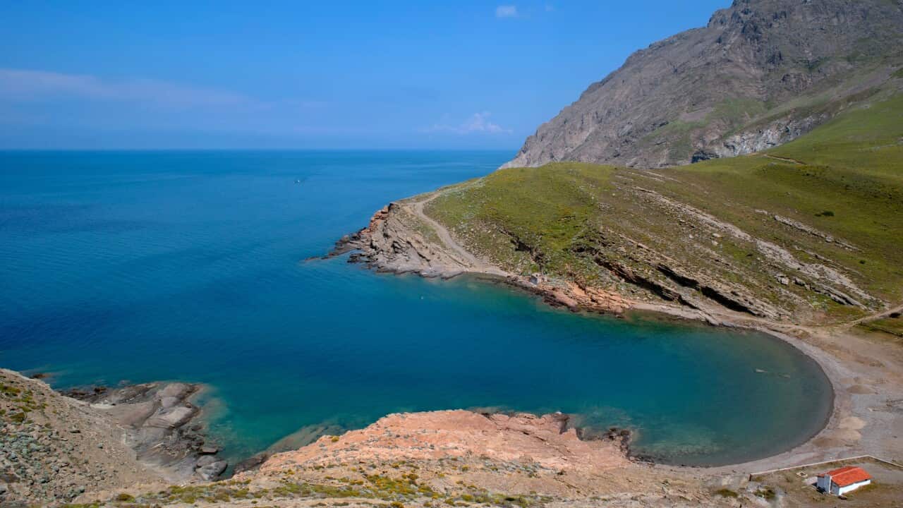 Kardamos beach in Imbros island
