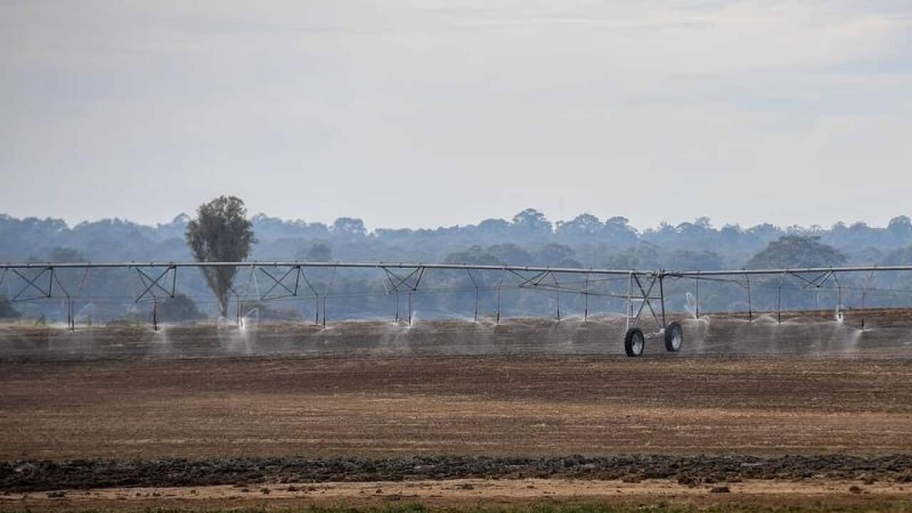 A lateral move irrigation system