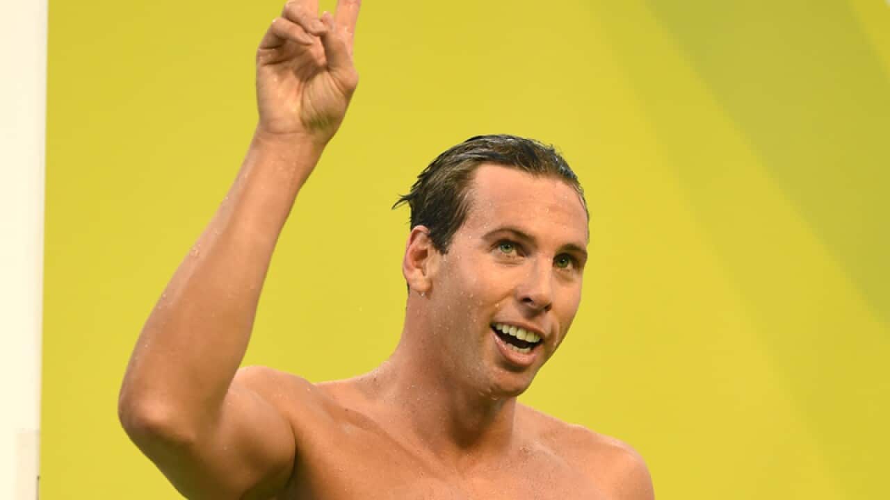 Australian swimmer Grant Hackett