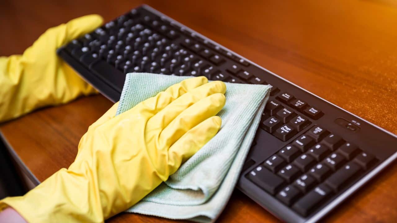 Regular cleaning and disinfecting is advised to help limit the spread of coronavirus