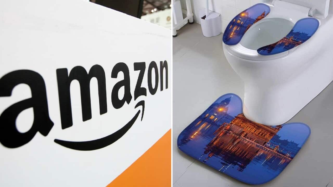 Sikhs have demanded Amazon remove the items from sale.