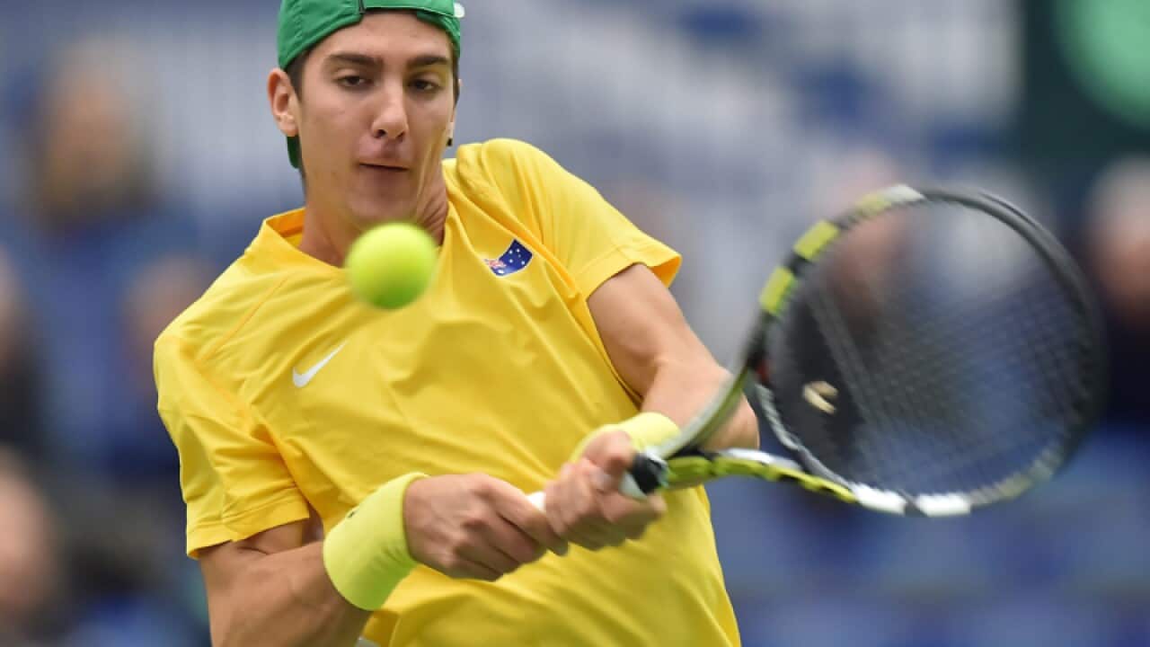 Rising Australian tennis player Thanasi Kokkinakis