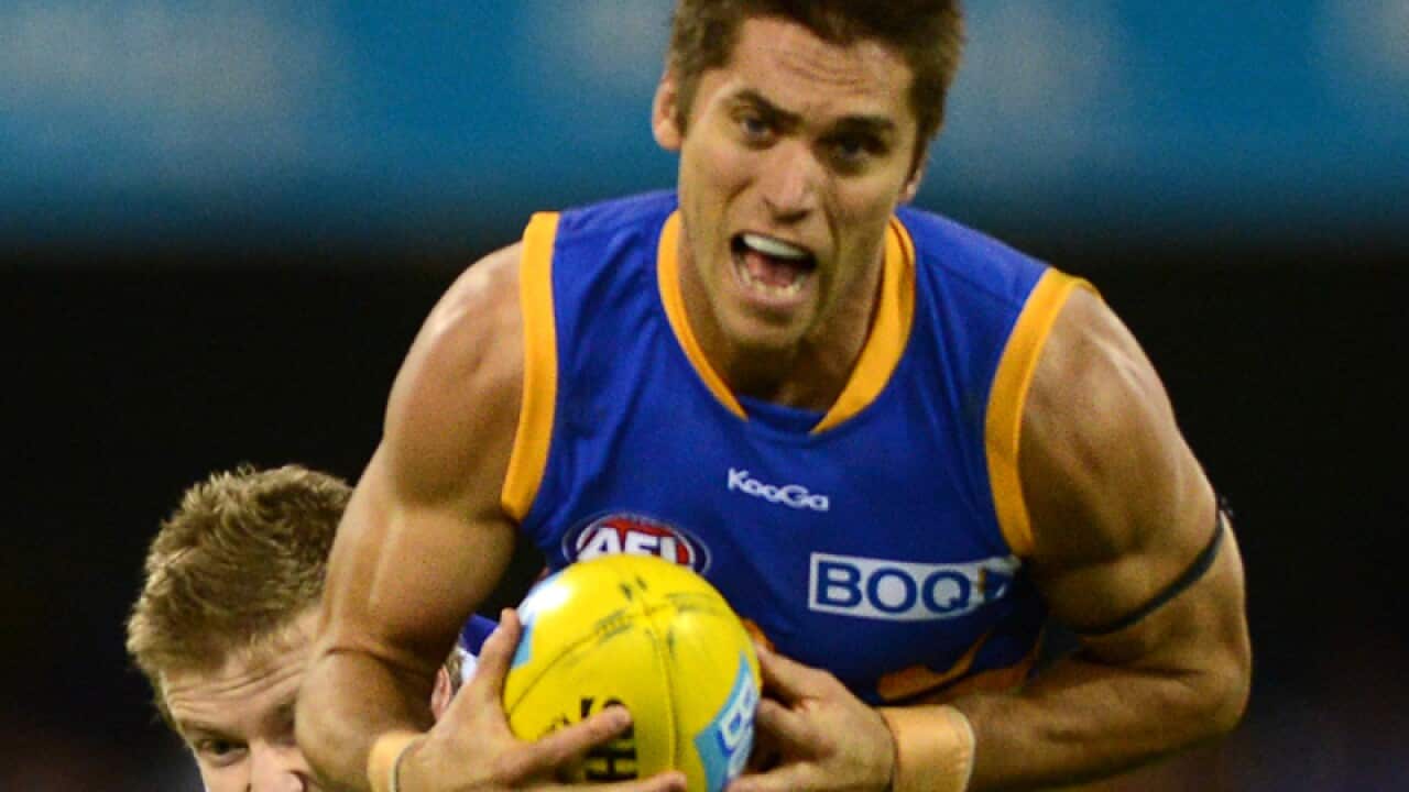 Brisbane Lions midfielder Simon Black