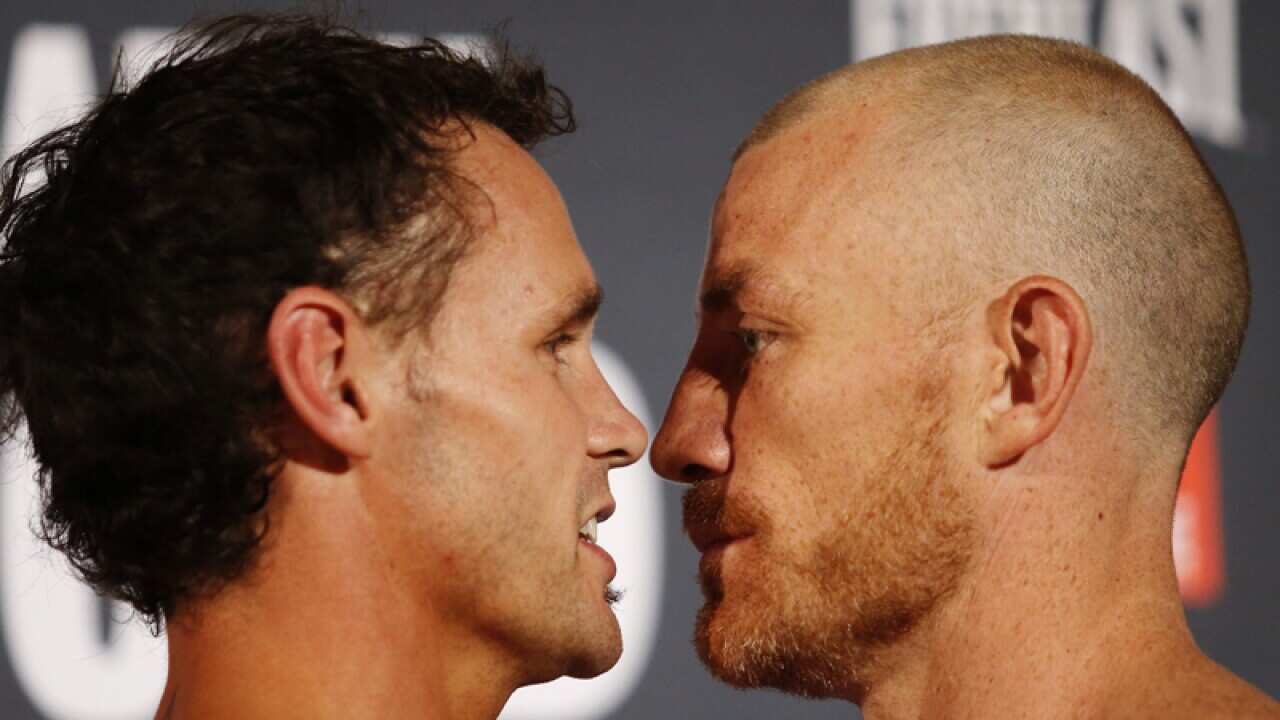 Daniel Geale (left) and Garth Wood