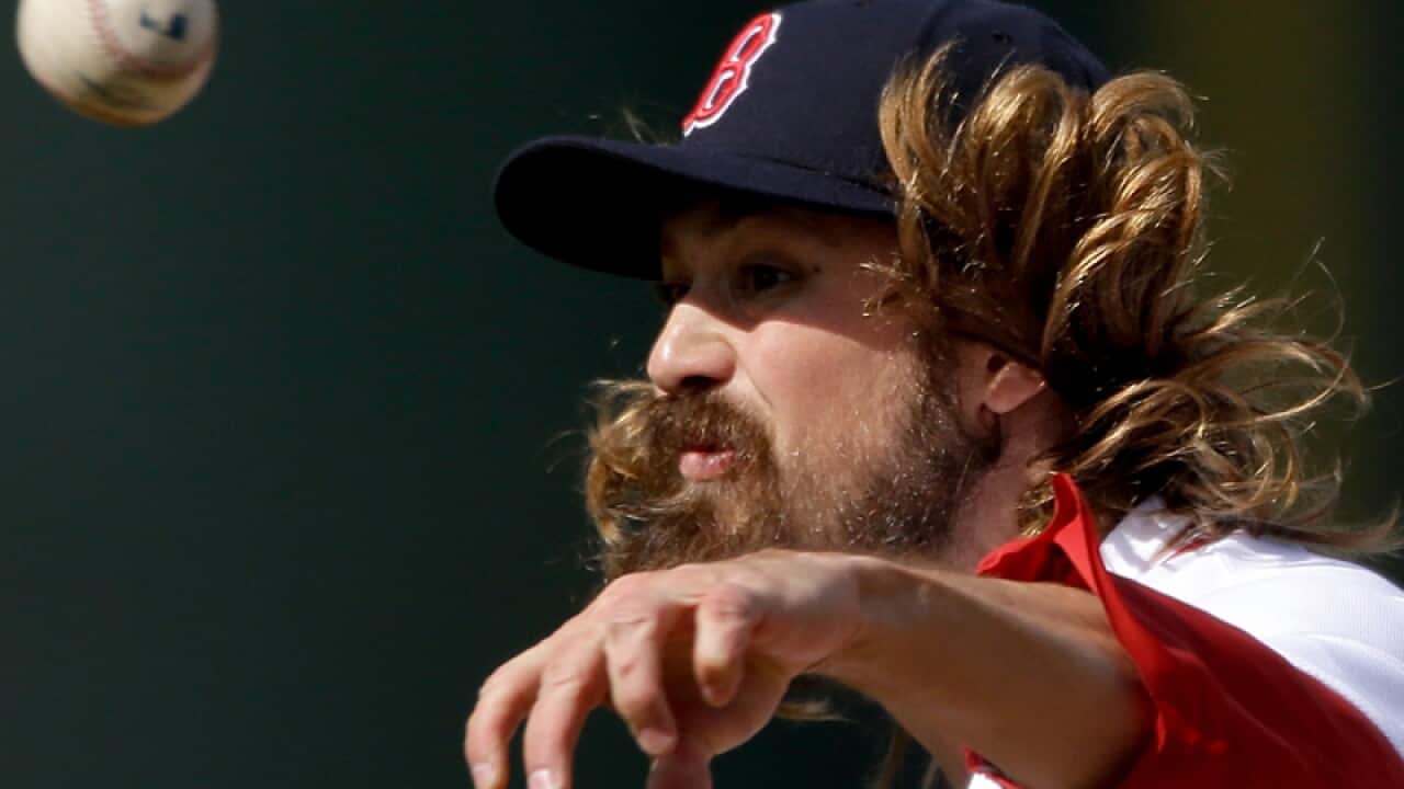 Former Boston Red Sox pitcher Andrew Miller