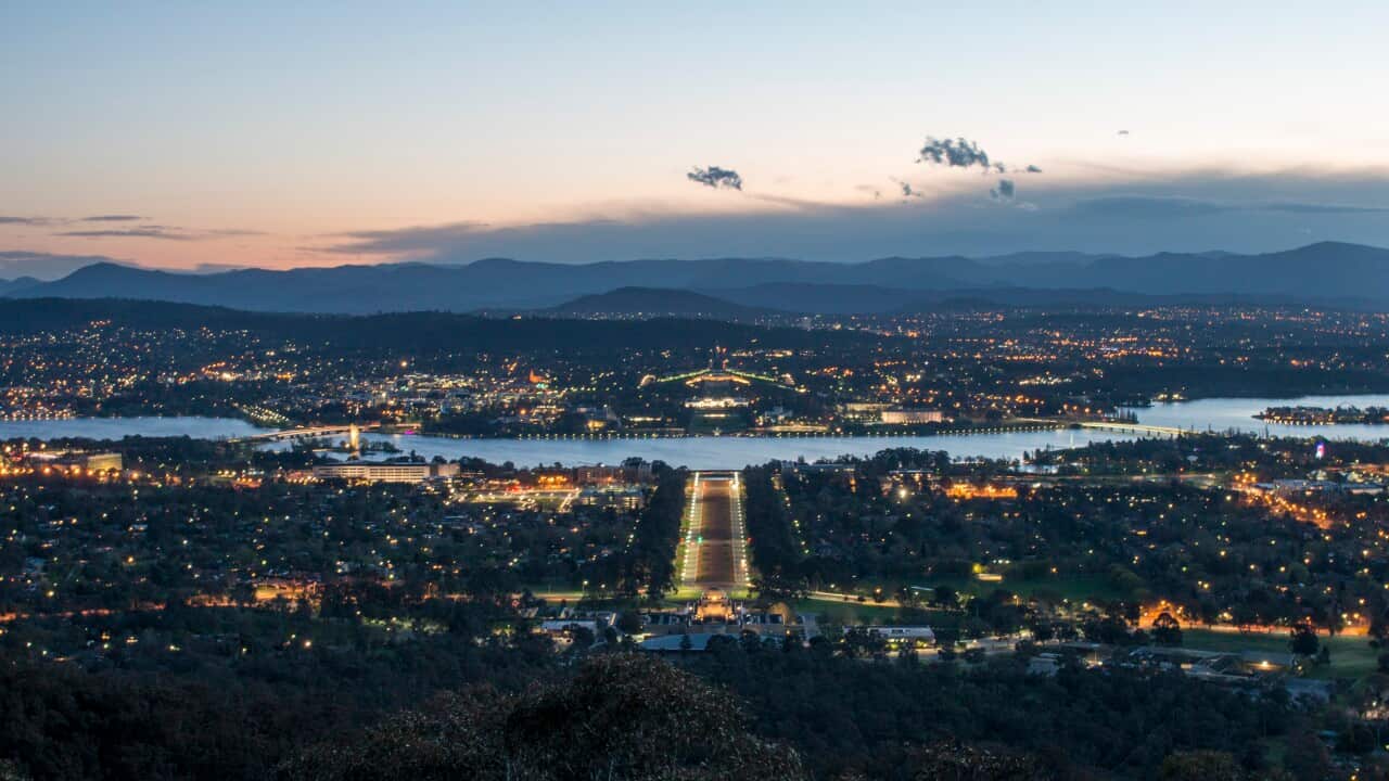 View of Canberra Australia