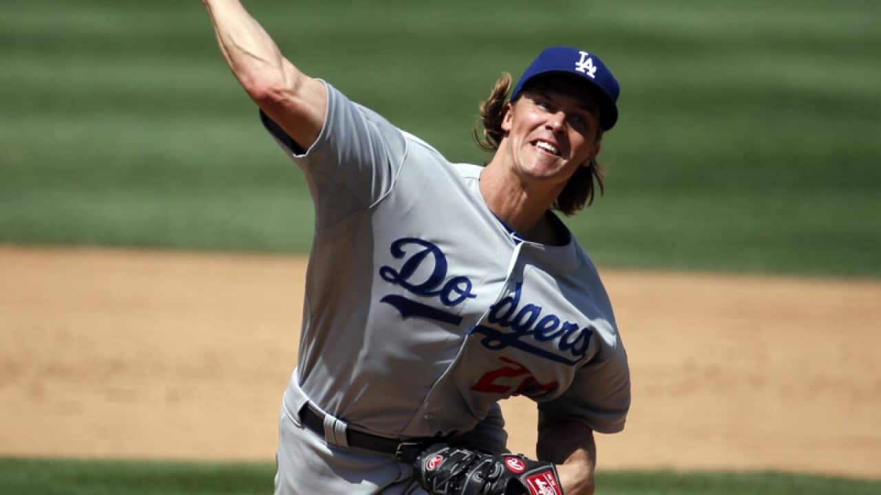 Former LA Dodgers pitcher Zack Greinke