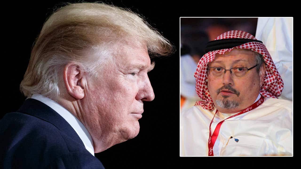 The US President has said he believes the Saudi's account of what happened to the Washington Post journalist.