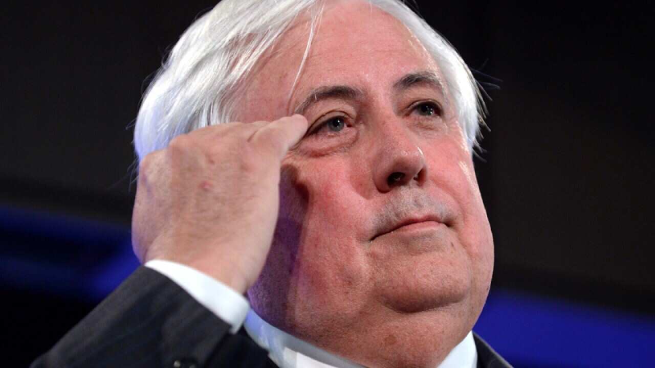 Clive Palmer at the Press Club.