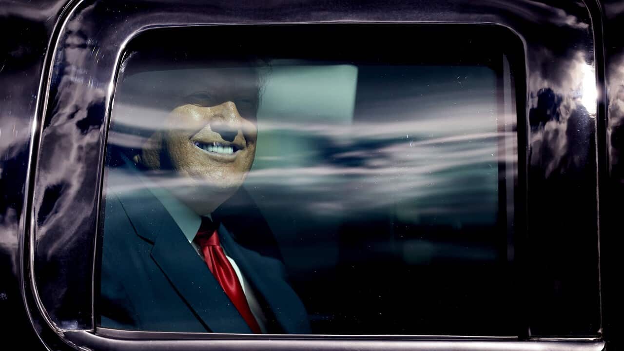 Donald Trump has hinted at a comeback as he said farewell to Washington.
