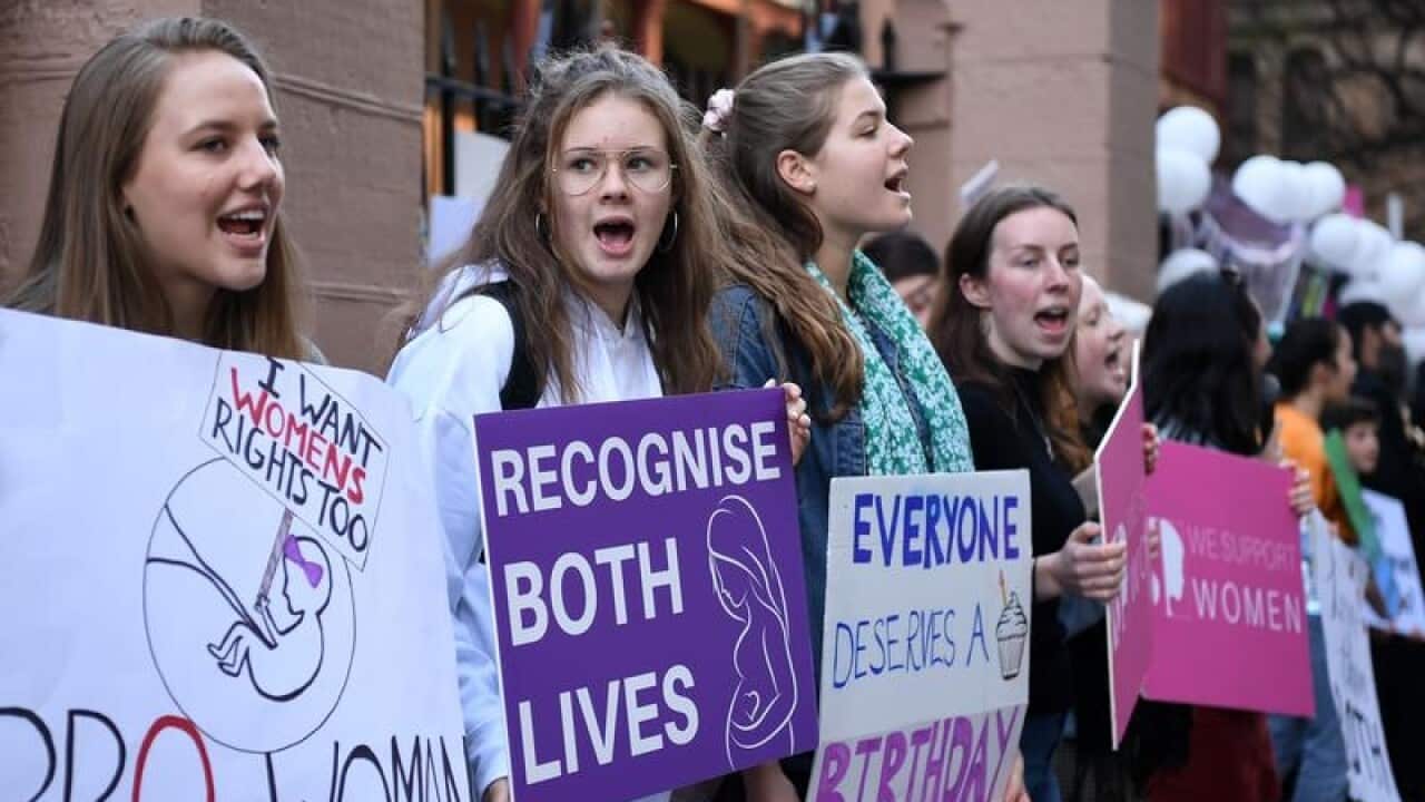 NSW ABORTION BILL DEBATE RALLY