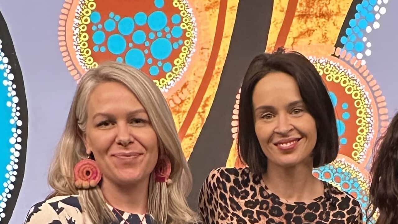 Simone Kenmore (Left) Commonwealth Bank Executive Manager Indigenous Business Kate Russell Supply Nation