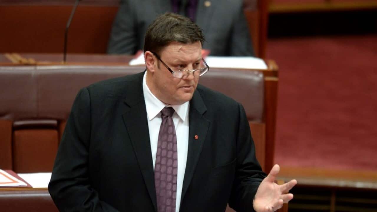Senator Glenn Lazarus delivers his maiden speech