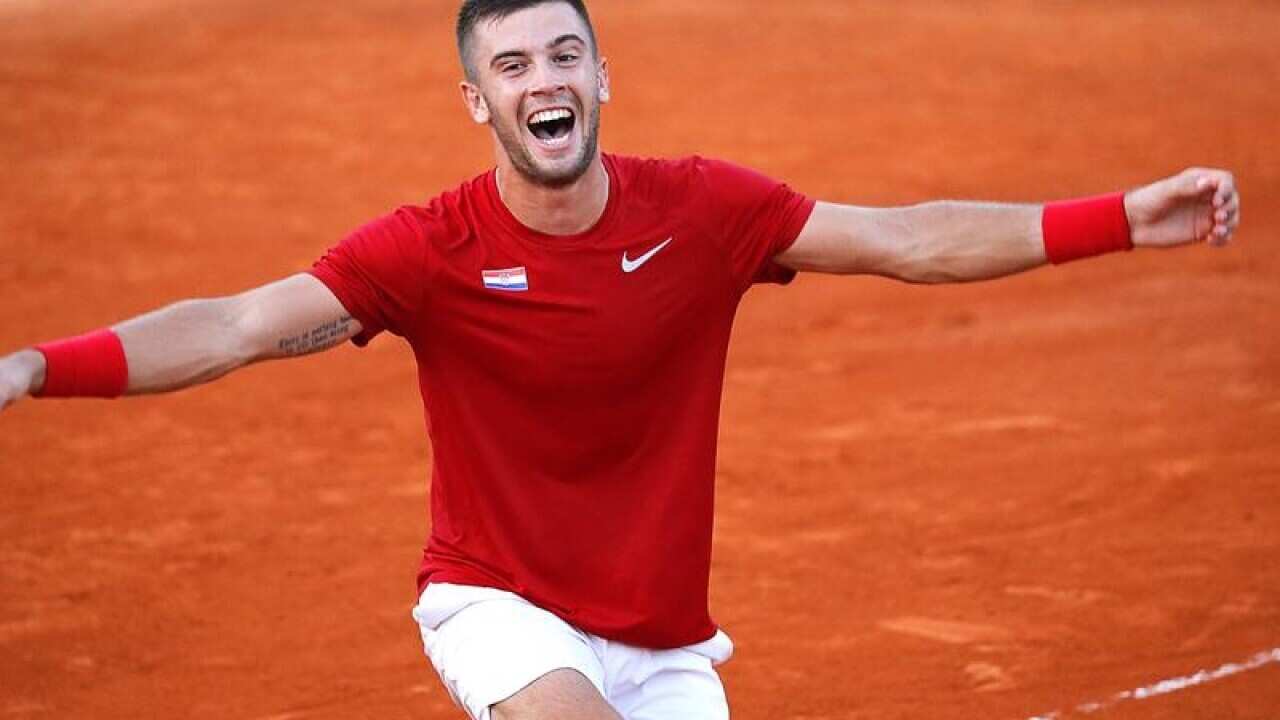 Borna Coric of Croatia.