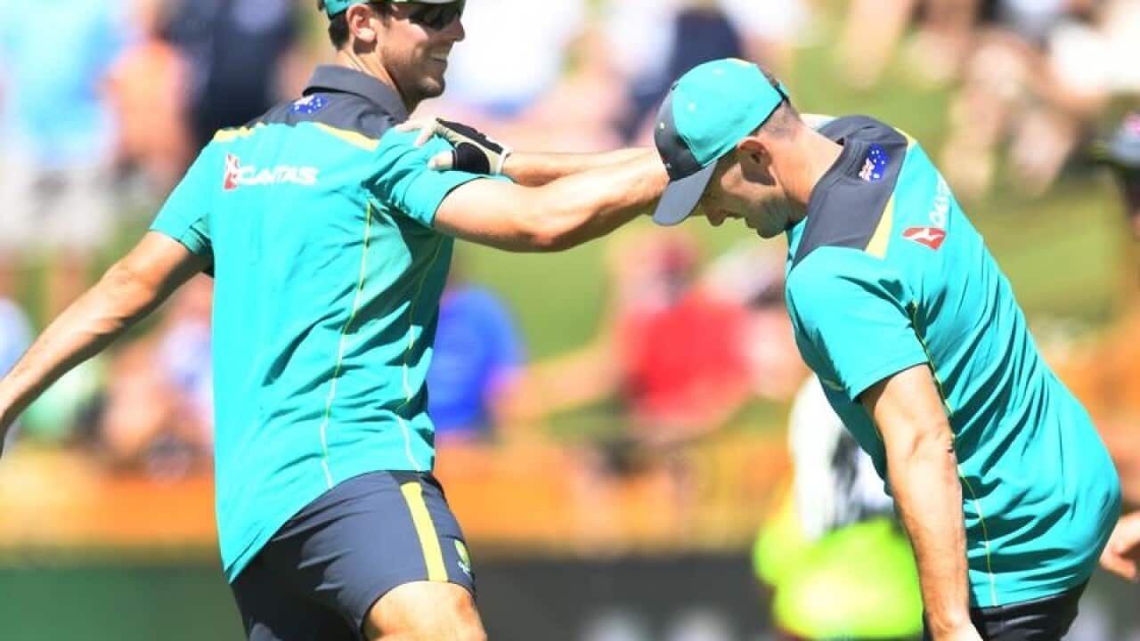 Mitchell Marsh and Shaun Marsh