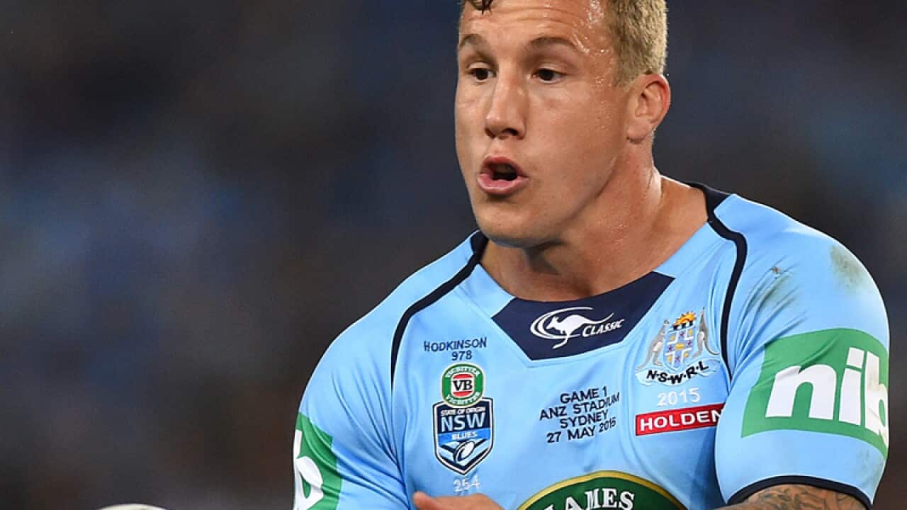 Trent Hodkinson of the Blues