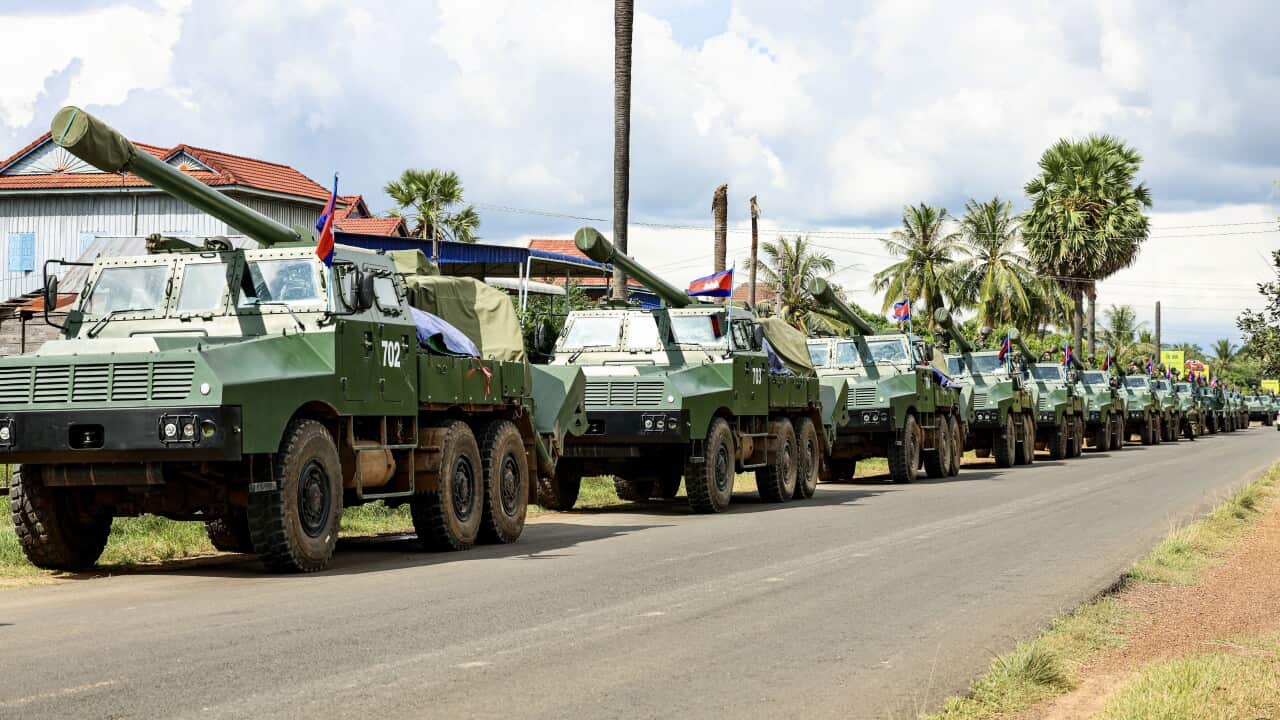 Cambodia begins 1st phase of heavy weapon withdrawal from border areas with Thailand